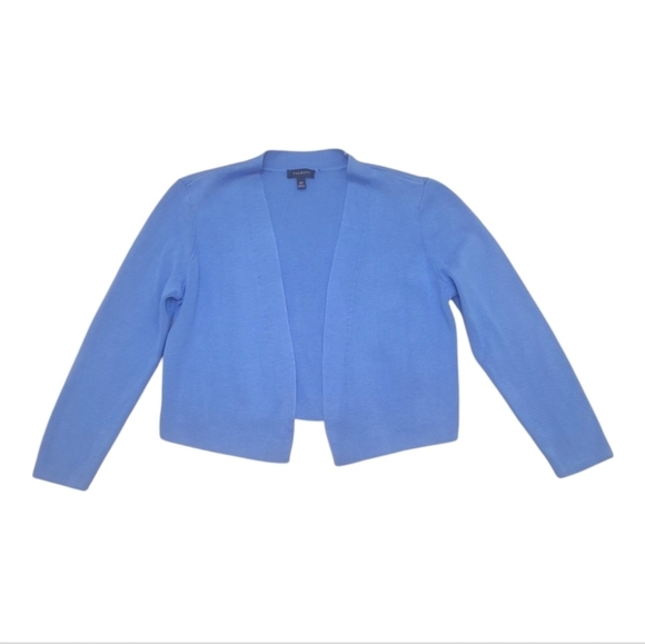 Talbots Classic Dress Shrug Short Cardigan Blue Size Extra Small - Picture 1 of 12